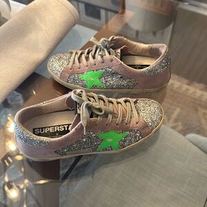 Golden Goose Superstar Glitter Sneaker 38